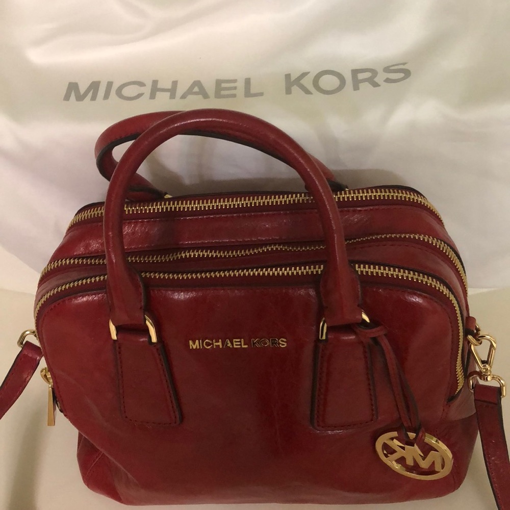 Michael Kors purse with duster (carried once)